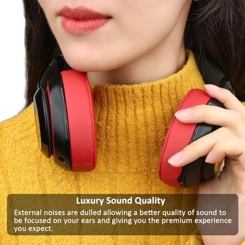 Upgrade Your Audio Experience with Premium Noise-Isolating Memory Foam Ear Pads for Studio 2 & 3 Headphones – Waterproof Protein Leather Cushions in Blue for Unmatched Comfort and Enhanced Sound Quality