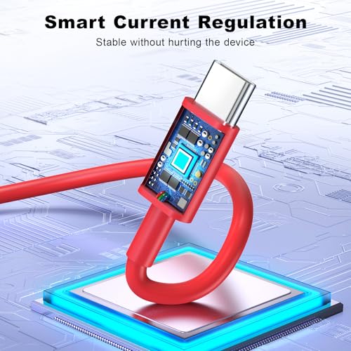 Ultra-Fast USB-C Wall Charger Duo for i Phone 16/15 – Includes Two 10 FT Type C Cables for Maximum Convenience and Versatile Device Compatibility – Ideal for S24 Ultra – Built-In Safety Features and Robust Design for Everyday Use