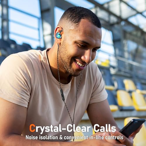 Unleash Exceptional Sound Quality with Vibes 202 MC USB-C Wired Earbuds: Premium Hi-Fi Audio, Advanced Noise Isolation, Ergonomic Comfort for i Phone 15/16 – Built-In Microphone for Effortless Communication & Durable Silver-Plated Cable – Includes Portable Case for On-the-Go Convenience