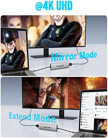 Unlock Seamless Multitasking with the Lemorele 8-in-1 USB C Hub Adapter – Featuring 4 K HDMI Output, 100 W Fast Charging, and USB 3.0 High-Speed Transfers for Ultimate Device Connectivity – Compact & Stylish Design Perfect for Mac Book Pro, XPS, Chromebook, and More