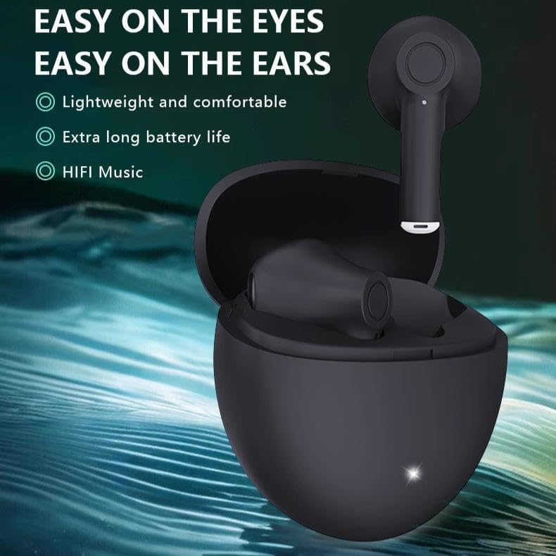 Ultimate Wireless Bluetooth 5.3 Earbuds – Featherweight & IPX5 Waterproof for Active Lifestyles – Seamless Comfort and Connectivity in Chic White – Perfect for Commuters, Fitness Enthusiasts, and Music Aficionados