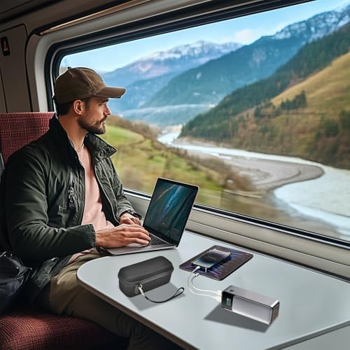 Premium Power Bank Case for Anker 737 (24,000 m Ah) & Anker Prime (27,650 m Ah) – Sleek Portable Charger Organizer with 3 Fast Charging Ports, Durable Design for Cables & Adapters, Essential Travel Accessory for On-the-Go Professionals & Students