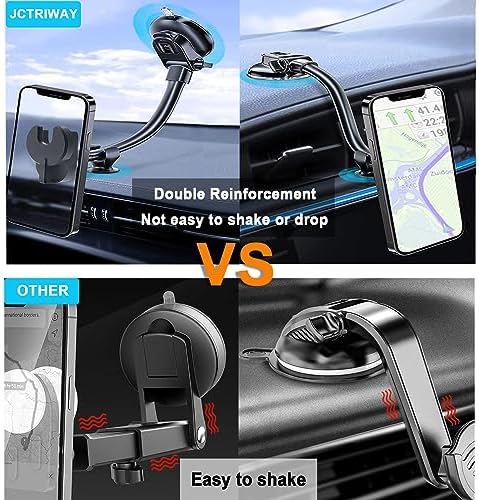 Pop Socket-Compatible Car Phone Mount – Advanced Dashboard & Windshield Holder with Robust Suction Technology for All Smartphones – 360-Degree Rotation for Optimal Hands-Free Navigation & Enhanced Driving Safety – Sleek, Modern Aesthetic for Today’s Vehicles – Effortless One-Handed Adjustments