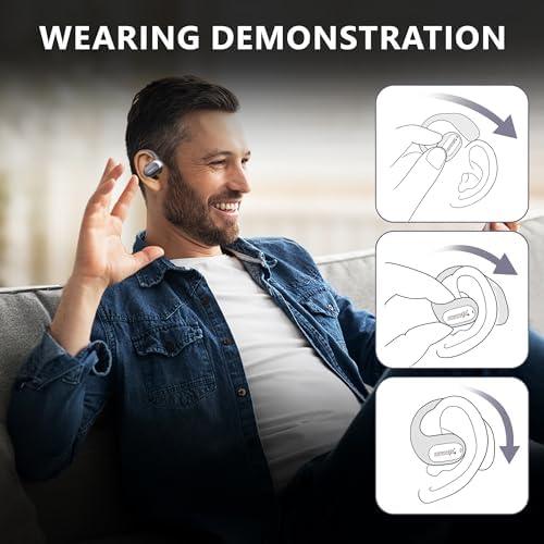 Riwbox Advanced Noise Cancelling Wireless Earbuds with Integrated Translation – 60-Hour Endurance, Bluetooth 5.4 for Superior Connectivity, Ergonomically Designed for Professionals and Travelers (Black) – Elevate Your Audio Experience Without Subscription Hassles