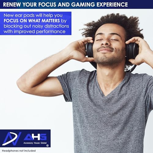 AHG Premium Sheepskin Earpads for V-Moda Crossfade Series – Ultimate Comfort and Acoustic Enhancement for Crossfade 3, M-100 Master, LP2 Wireless, and More with Effortless Installation and Luxurious Feel