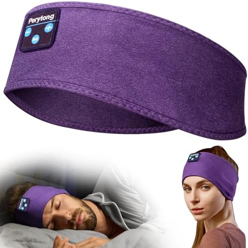 Ergonomic Bluetooth Sleep Headphones: Wireless Sports Headband with Hi-Fi Stereo Sound for Ultimate ASMR Relaxation – Lightweight, Cozy Audio Solution for Men and Women, Perfect for Meditation and Restful Sleep