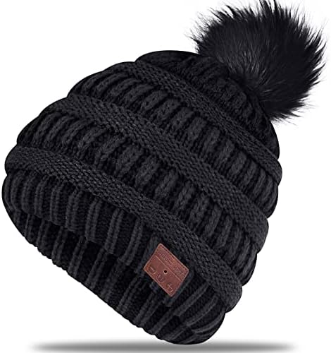 Stay Warm and Tune In: Bluetooth V5.0 Music Beanie for Hands-Free Winter Adventures, Cozy Comfort, and Stylish Outdoor Listening – Perfect Unisex Cap for Active Lifestyles