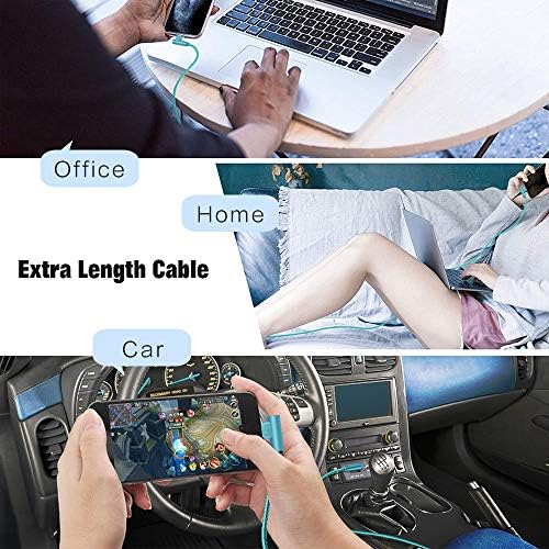 Revolutionary 90-Degree Right Angle Lightning Cable – 6 FT Nylon Braided Fast Charging Cord for i Phone 14/13/12/12 Pro/11/11 Pro/XS Max/XR/X/8/8 Plus/7/7 Plus/6 – Enhanced Comfort, Durability, and Quick Power-Up Solution for Gaming and Streaming Enthusiasts