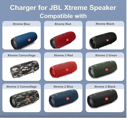 Efficient 19 V Power Adapter for JBL Xtreme & Boombox Speakers – Premium Replacement Charger for Bluetooth Music Enjoyment – Fast Charging Solution with Durable Design and Enhanced Compatibility (Excludes JBL Xtreme 3/4 Models)