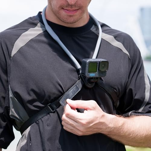 Versatile Magnetic Neck Mount for i Phone & Action Cameras – Hands-Free POV/Vlog Selfie Holder with Adjustable Arms for Ultimate Stability and Comfort – Ideal for Creators on the Go – Perfect for i Phone 16, 15, 14 Series & Android Devices – Capture Stunning Shots Effortlessly