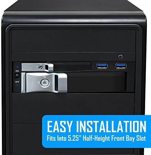 Kingwin Universal Hot Swap Mobile Rack for 2.5” & 3.5” SSD/HDD – Effortless Internal Tray-Less SATA Hard Drive Backplane Enclosure with 6 Gbps Support for SATA I/II/III & SAS I/II – Ultimate Flexibility and Enhanced Data Transfer Speed for Efficient Storage Management