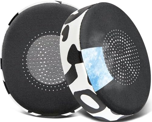 Revolutionary SOULWIT Cooling Gel Earpads for Jabra Evolve2 65 & 40 – Experience Ultimate Comfort with Breathable Ice Silk Fabric – Superior Replacement Ear Cushions for On-Ear Wireless Headsets – Perfect for Long Hours of Use in Sleek Black – Elevate Your Listening Experience with Enhanced Performance and Style