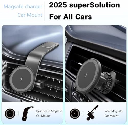 Elevate Your Driving Experience with the VICTORY & GIFT 15 W Mag Safe Car Charger – Premium Magnetic Wireless Charging Solution for i Phone 12-16 Series – Fast, Reliable, and Effortlessly Stylish Mounting for Uninterrupted Connectivity on the Road