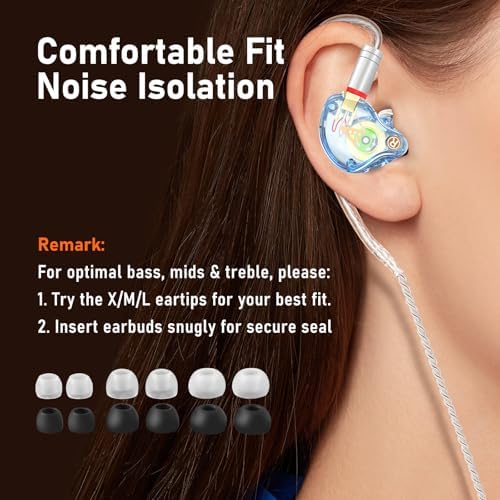 Unleash Exceptional Sound Quality with Vibes 202 MC USB-C Wired Earbuds: Premium Hi-Fi Audio, Advanced Noise Isolation, Ergonomic Comfort for i Phone 15/16 – Built-In Microphone for Effortless Communication & Durable Silver-Plated Cable – Includes Portable Case for On-the-Go Convenience