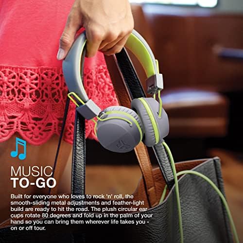 Discover the JLab Neon Folding On-Ear Headphones in Black – Your Ultimate Audio Companion for Travel and Daily Use | Lightweight Design with Tangle-Free Cord for Effortless Portability | Advanced Noise Isolation Technology for Uninterrupted Listening | Powered by 40 mm Neodymium Drivers for Rich, Crystal-Clear Sound | Ergonomic Fit with Plush Cushions for Extended Comfort | Perfect for Music Lovers, Commuters, and Home Relaxation