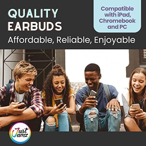 Affordable 100-Pack Wired Earbuds for Classrooms – Comfortable Disposable Headphones with 3.5 mm Jack for Students and Teachers – High-Quality Sound and Enhanced Compatibility for Educational Use – Perfect for Group Settings and Hygiene Needs