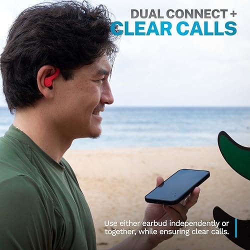 JLab Go Sport+ Wireless Workout Earbuds – Unrivaled 35+ Hour Bluetooth Battery Life, C3 Clear Calling Technology for Distinct Conversations, and Secure Earhook Design for Unyielding Stability During Workouts – Elevate Your Sound Experience with 3 Adjustable EQ Settings and Broad Device Compatibility in Sleek Graphite Finish
