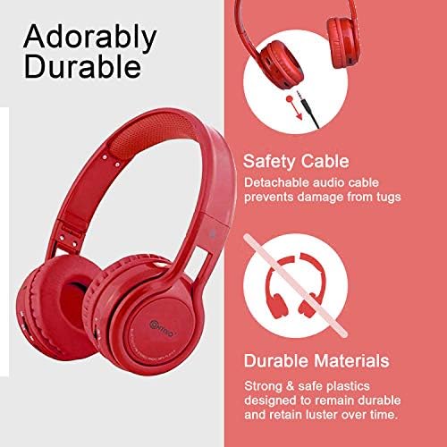 Vibrant Contixo KB-2600 Kids Bluetooth Headphones – Safe 85 d B Volume Limiting Over-Ear Design with Built-in Mic, FM Radio & Micro SD Slot – Portable Foldable Fun in Eye-Catching Green & Orange for Ultimate Audio Adventure