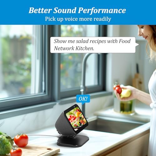 PlusAcc Stand for Show 5 (3rd Gen) – Adjustable Table Holder with 2 Charging Ports (USB-C & USB-A), Tilt Magnetic Base Station for Charge Cellphones and Earbuds, Non-Slip Base (Black) – Enhanced Compatibility and Speed