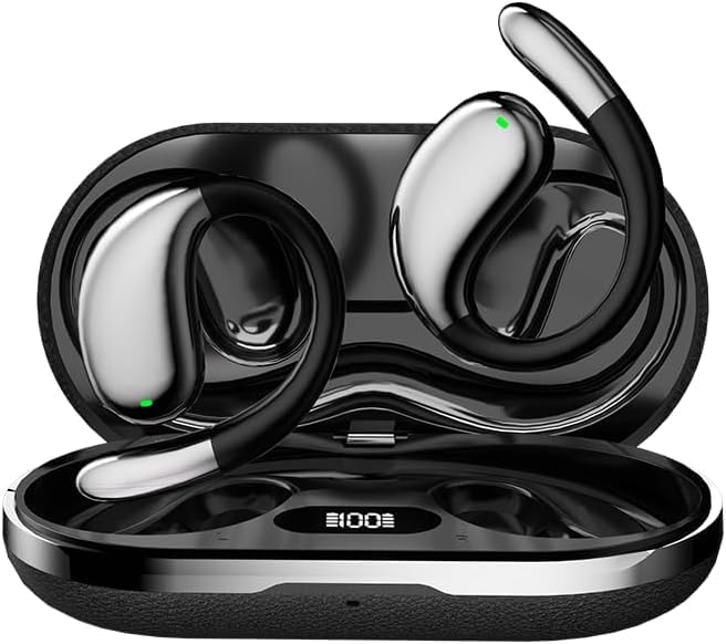 Revolutionary Bluetooth Earbuds with 60-Hour Battery Life | IPX5 Waterproof Psadhi Headphones for Ultimate Comfort and Seamless Connectivity | Perfect for Music Lovers, Professionals, and Active Lifestyles