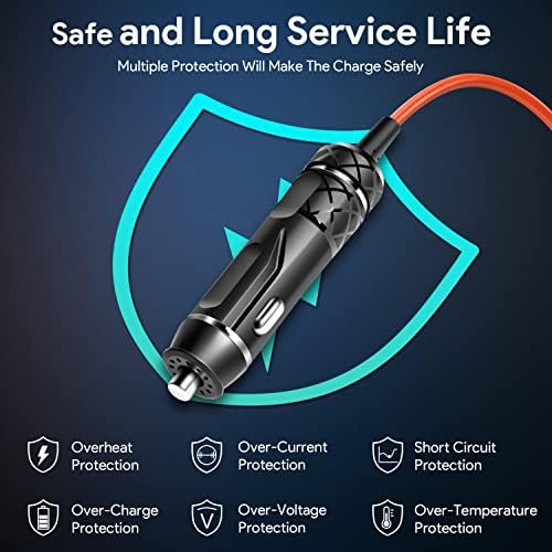 Portable 12 V DC Car Charger for JBL Party Box 200, 300 & 310 – Reliable Bluetooth Speaker Power Supply with Cigarette Lighter Plug for Ultimate On-the-Go Performance and Uninterrupted Music Enjoyment