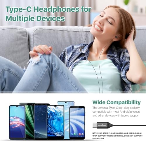 Experience Ultimate Serenity with Hearprotek Sleep Earbuds – USB-C Noise Isolation Earphones for Uninterrupted Comfort, Ideal for Relaxation, Air Travel, and Snoring Relief – Premium Silicone Tips for Perfect Fit and Enhanced Sound Quality