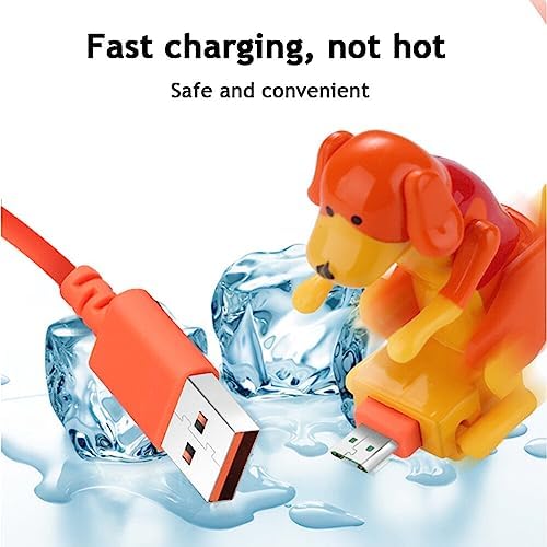 Charming Dog-Themed USB Charging Cable – Fast Data Transfer for Android, Type-C & i OS – Cute & Durable Mini Humping Dog Design – Perfect for Travel & Everyday Use – Elevate Your Charging Experience with Fun Functionality