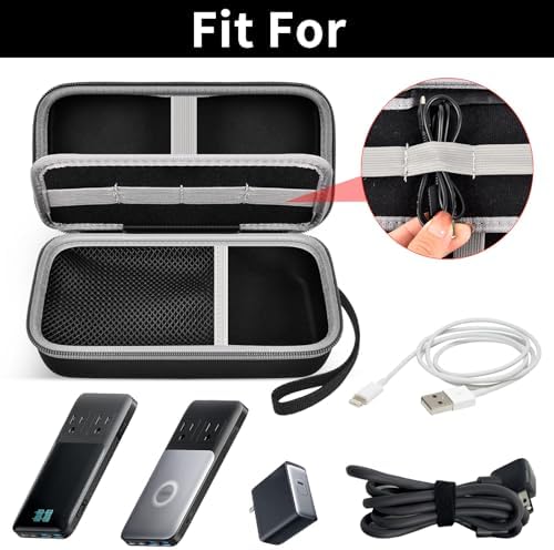 Compact Travel Case for Anker 727/Prime 6-in-1 USB C Charging Station – Ultimate Organizer for Cables and Accessories, Perfect for On-the-Go Power Needs, Durable Protection, Enhanced Compatibility, Efficient Storage Solution
