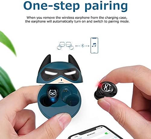 Dynamic Youth Wireless Earbuds with Cartoon Charging Case – Superior Stereo Sound, Sweat-Proof Design, Bluetooth 5.1 Connectivity, and Touch Control for Enhanced Audio Experience and Active Lifestyles