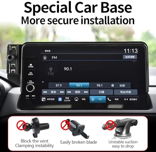 Car Magnetic Phone Mount for Honda CRV CR-V 2023 2024 2025 and Honda HRV HR-V 2023-2025 Auto Interior Accessories Best Cell Phones Holder Fast 15W Wireless Charger Charging GPS Screen Stand – Enhanced Compatibility and Speed