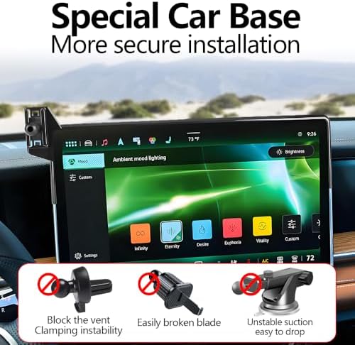 Car Phone Holder Mount for VW Tiguan 2025 2026 Auto Accessories Navigation Screen Bracket Interior Decoration Mobile Cell – Enhanced Compatibility and Speed