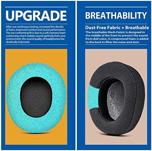 Upgrade Your Audio Experience with TRANSTEK’s Premium Velour Earpads for Arctis Nova Pro Wired Headset – Exceptional Comfort & Enhanced Sound Isolation for Gamers & Audiophiles – Durable, Easy-to-Install Replacement Cushions Perfectly Compatible with Wired Models