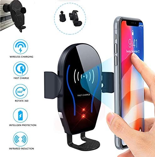 OYEFLY 360-Degree Adjustable Mobile Phone Holder for Smart Model 453 Forfour & Fortwo | Secure Car Phone Mount for Smartphones, GPS & Tablets | Sleek Black Design for Enhanced Visibility & Safety | Easy Installation with Gravity Linkage Technology