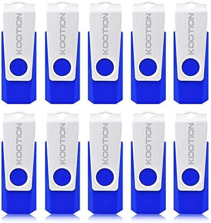 KOOTION 10 Pack USB 3.0 32 GB Flash Drive – Ultimate High-Speed Portable Memory Stick for Effortless File Storage and Transfer, Sleek Black Design for Professionals and Students