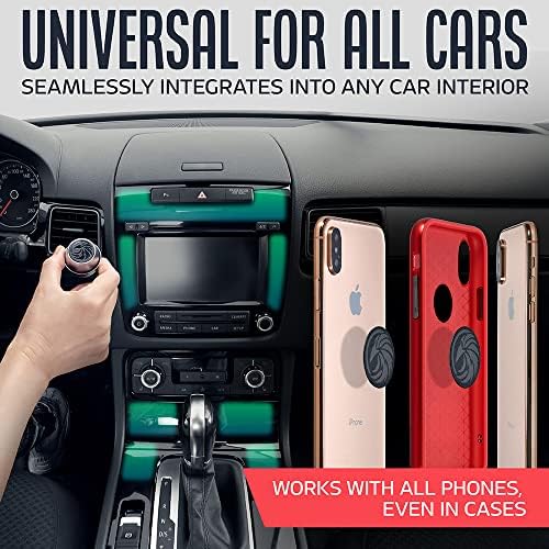 Revolutionary All-Metal Magnetic Car Phone Mount – Effortless One-Handed Dashboard Holder for Smartphones & GPS Devices – Unmatched Stability and Compatibility for Safe Navigation on the Road