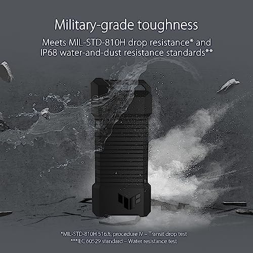 ASUS TUF Gaming A1 External M.2 NVMe SATA PCIe SSD Enclosure – Ultra-Fast USB-C Storage Solution with M.2 Q-Latch, IP68 Waterproof & Dustproof Design, Perfect for PS5 and Xbox Gamers, Enhanced Drop Resistance, Sleek Black Finish for Optimal Performance and Reliability