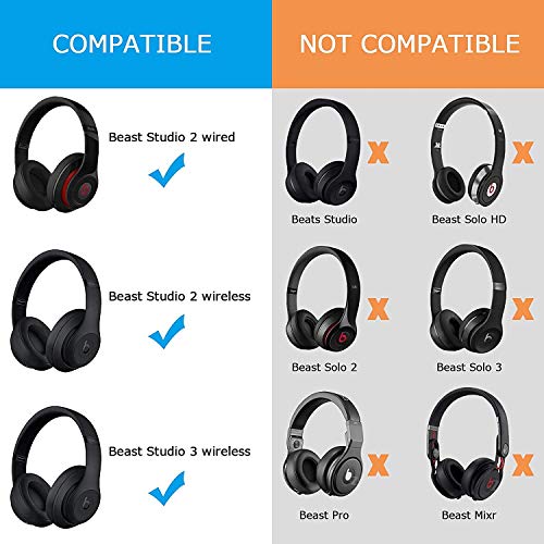 Elevate Your Audio Experience: Sqrmekoko Studio 3 rd Generation Memory Foam Ear Pads for Beats Studio 2.0 – Star Galaxy Design, Enhanced Comfort, and Superior Noise Isolation for Wired & Wireless Over-Ear Headphones