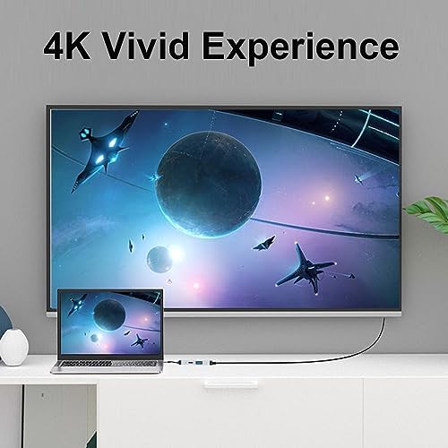 Transform Your Device Connectivity with the QCEs 5-in-1 USB C Hub Multiport Adapter – Unleash 4 K Video, Lightning-Fast Ethernet, and PD Charging for Mac Book Pro/Air, i Pad Pro, and i Phone 16/15, Optimized for Seamless Productivity and Entertainment