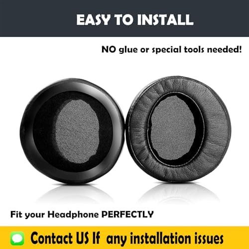 Upgrade Your Audio Experience with Premium Memory Foam Earpads for Tao Tronics TT-BH040 Wireless Headphones – Luxurious Protein Leather for Ultimate Comfort and Noise Isolation, Easy Installation, Durable Design, and Enhanced Listening Pleasure