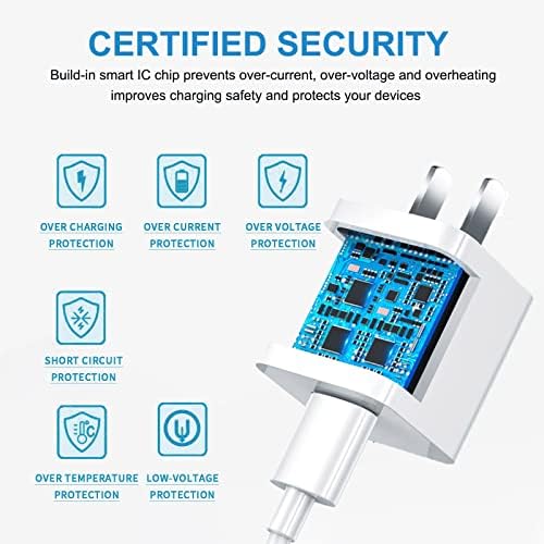 Ultimate 6.6 FT Wireless Fast Charging Cable for Apple Watch – Portable Charger with USB Wall Plug Adapter, Compatible with All Series Including 9/8/7/SE/6/5/4/3/2/1 – Enhanced Charging Speed and Flexibility for On-the-Go Power Solutions