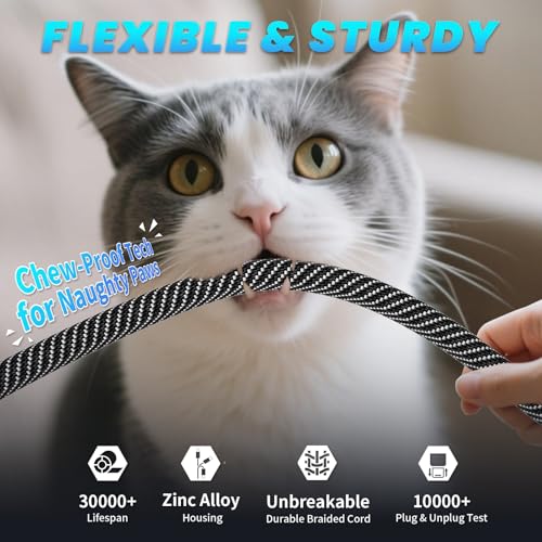 100W USB C Multi Charging Cable,3 in 1 USB C Cable Fast Charging with E-Mark Chip,Universal Charging Cable with Type-C, Micro USB,IP Port for iPhone16/15/Cell Phones and More – Enhanced Compatibility and Speed