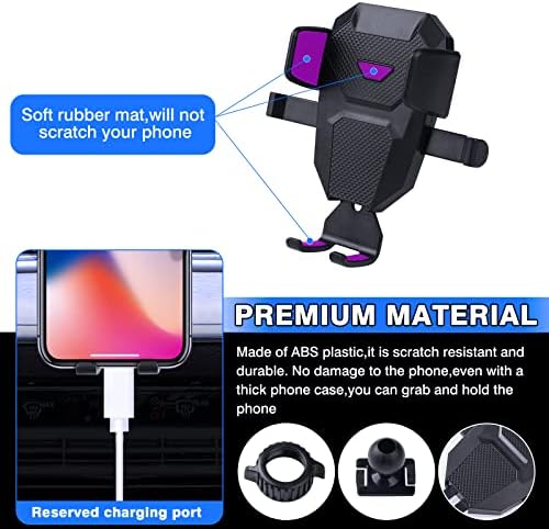 Optimize Your Driving Safety with the Karltys F150 Air Vent Phone Holder – Ideal for 2015-2020 Ford F-150 | Hands-Free Mount Compatible with 4-7 Inch Smartphones | Effortless Installation & Robust Stability for Reliable Navigation on the Go
