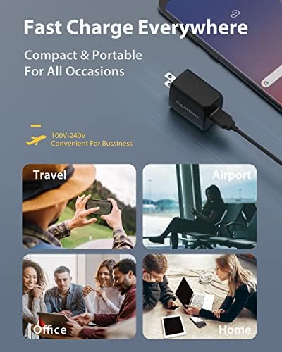 Gigastone 18 W Quick Charge 3.0 USB Charger 4-Pack – Ultra-Fast Qualcomm Certified Wall Adapter Compatible with i Phone, Samsung Galaxy, LG, HTC, Nexus & Qi Wireless Devices – Compact & Reliable Power Solution for Home & Travel