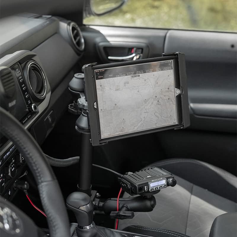 RAM Mounts RAM-HOL-TAB17 U Tab-Tite Holder for Apple i Pad Gen 1-4: Adjustable & Durable Tablet Mounting Solution for Hands-Free Navigation and Streaming with RAM B & C Ball Bases Compatibility