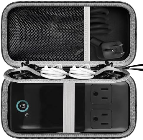 Compact Travel Case for Anker 727/Prime 6-in-1 USB C Charging Station – Ultimate Organizer for Cables and Accessories, Perfect for On-the-Go Power Needs, Durable Protection, Enhanced Compatibility, Efficient Storage Solution