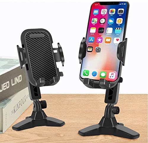 Desktop Universal 360° Tabletop Mobile Phone Holder Stand for Online Studies, Lectures, Insta Reels, Video Calls or Watching Movies – Enhanced Compatibility and Speed