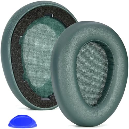 Transform Your Listening Journey with Premium Replacement Ear Pads for JLAB JBuds Lux ANC – Luxurious Soft Leather, Superior Noise Isolation Foam, Unique Green Aesthetic, and Hassle-Free Installation for Unmatched Sound Clarity
