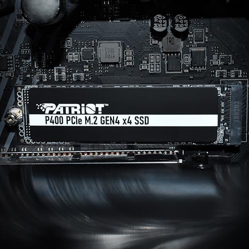 Patriot Memory P400 Lite 500 GB M.2 PCIe Gen 4 SSD – Ultimate High-Speed NVMe Storage for Gaming and Content Creation – Reliable Performance with Enhanced Thermal Management and 3-Year Warranty – Upgrade Your System Now!