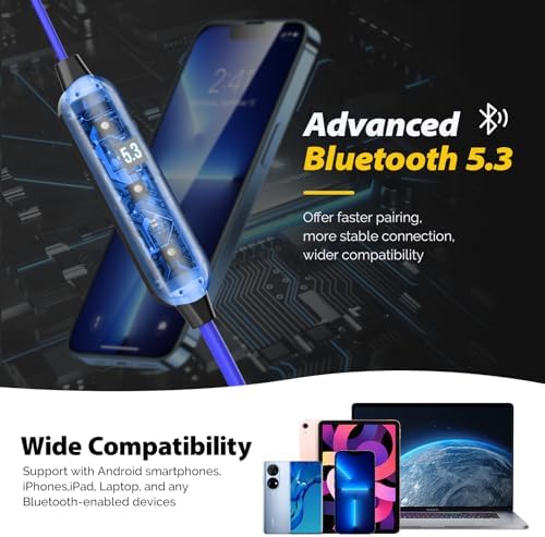 MIPEACE High-Visibility Bluetooth Earplugs – Superior Noise Isolation with 29 d B Sound Reduction, 19+ Hours of Battery Life, Built-In Controls for Seamless Communication in Construction and Lawn Care Settings – Ideal for Work and Calls