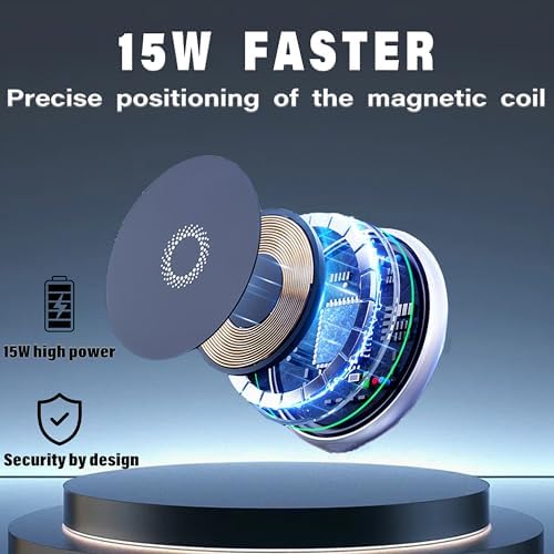 Car Phone Holder for VW Atlas 2024 2025/ VW Altas Cross Sport 2024 2025 Accessories Apply to 12 Inch Touch Screen 15W Fast Wireless Charger Screen Fixed Clip Cell Phone Mount Hands-Free – Enhanced Compatibility and Speed